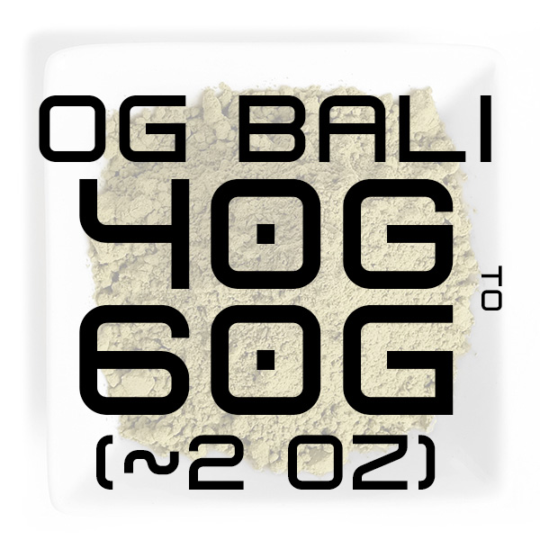 OG Bali Kratom 40g-60g