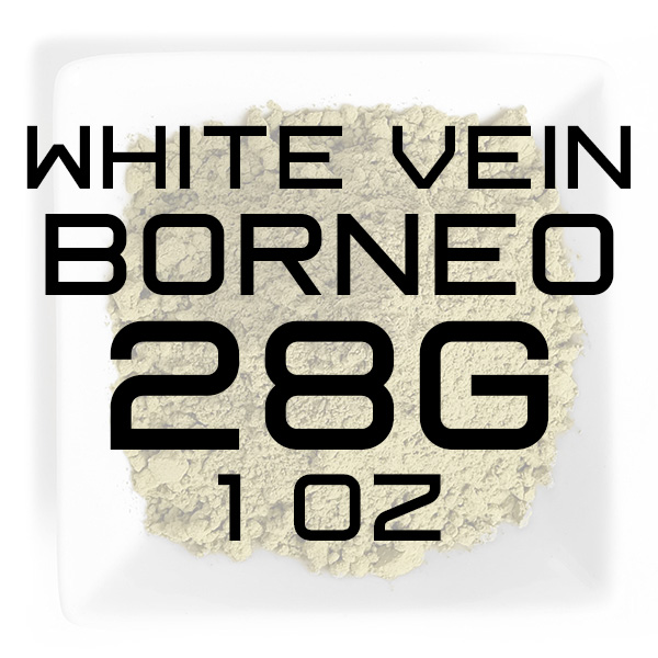 28g (1oz) White Vein Borneo Kratom Powder