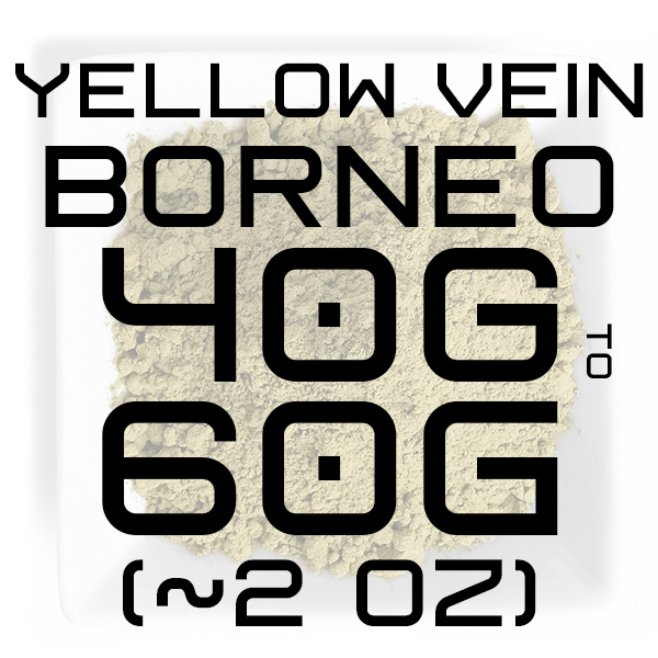 2oz Yellow Vein Borneo Kratom