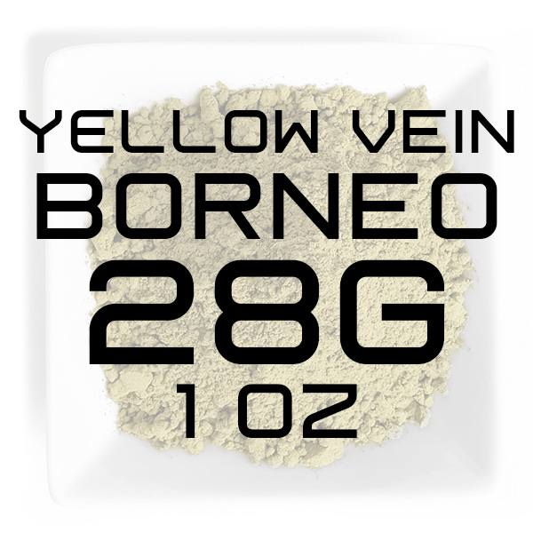 28g (1oz) Yellow Vein Borneo Kratom Powder