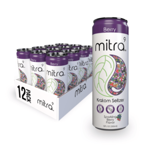 12 Berry Mitra9 Kratom Seltzer Drink | 45mg Mitragynine