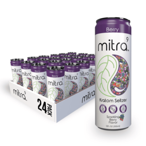 24 Berry Mitra9 Kratom Seltzer Drink | 45mg Mitragynine