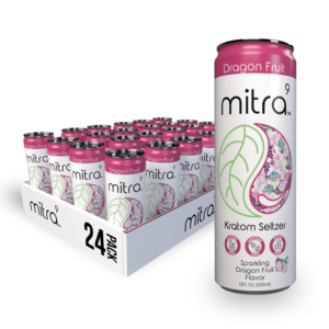 24 Dragon Fruit Mitra9 Kratom Seltzer Drink | 45mg Mitragynine