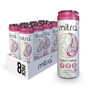 8x Dragon Fruit Mitra9 Kratom Seltzer Drink | 45mg Mitragynine
