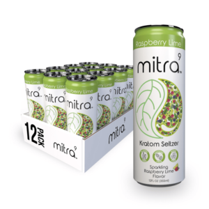 12 Raspberry Lime Mitra9 Kratom Seltzer Drink | 45mg Mitragynine