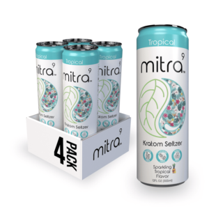 4x Tropical Flavor Mitra9 Kratom Seltzer Drink | 45mg Mitragynine