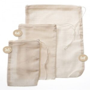 Buy Cotton Muslin Herb Brewing And Infusion Bag 5 Count