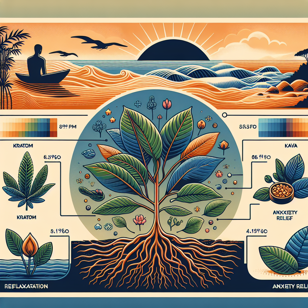 Kratom compared to kava for relaxation and anxiety