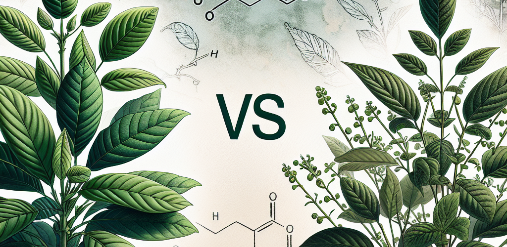 Kratom compared to yerba mate for alertness