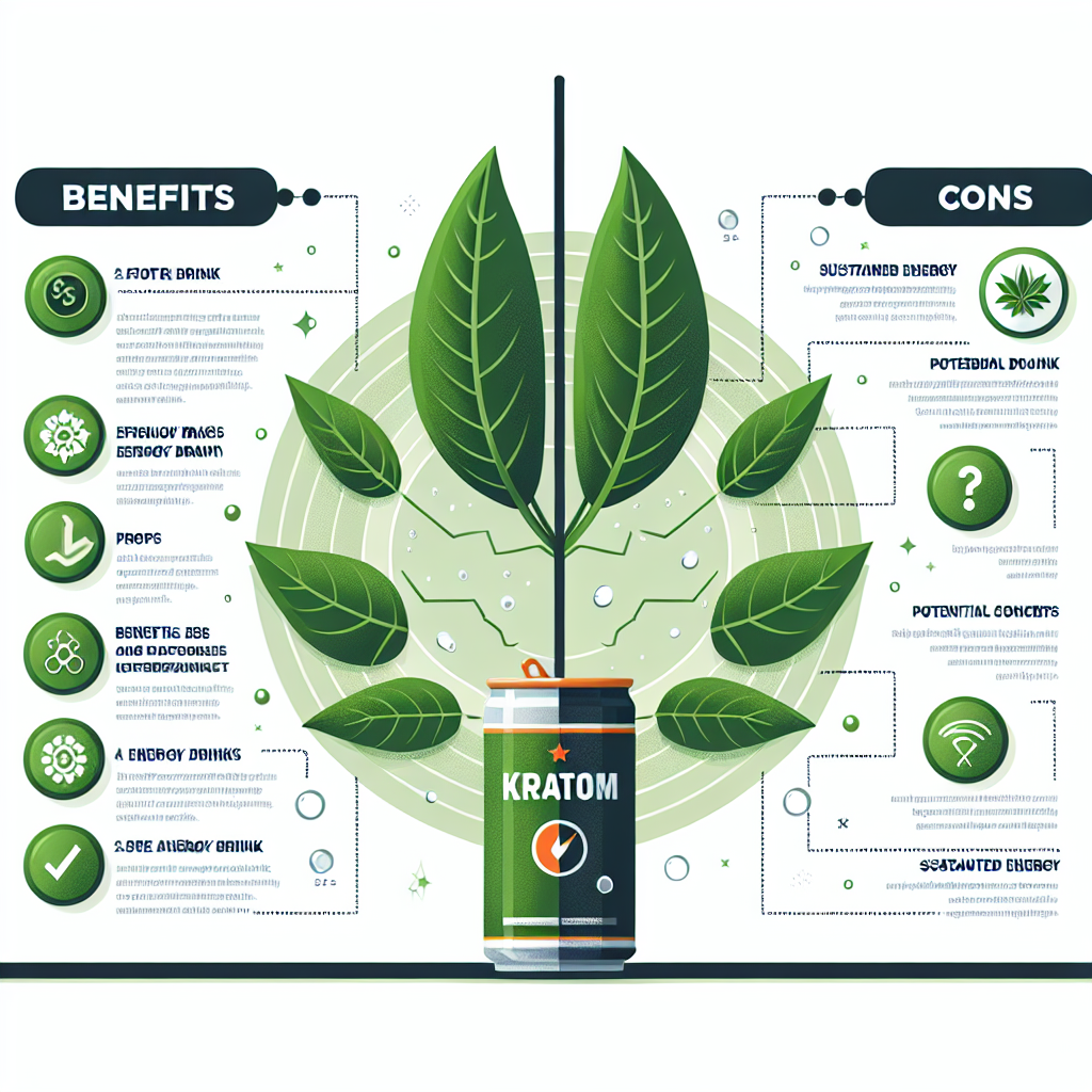 Kratom vs. Energy drinks for sustained energy