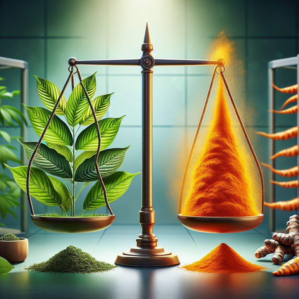 Kratom vs. Turmeric for anti-inflammatory effects