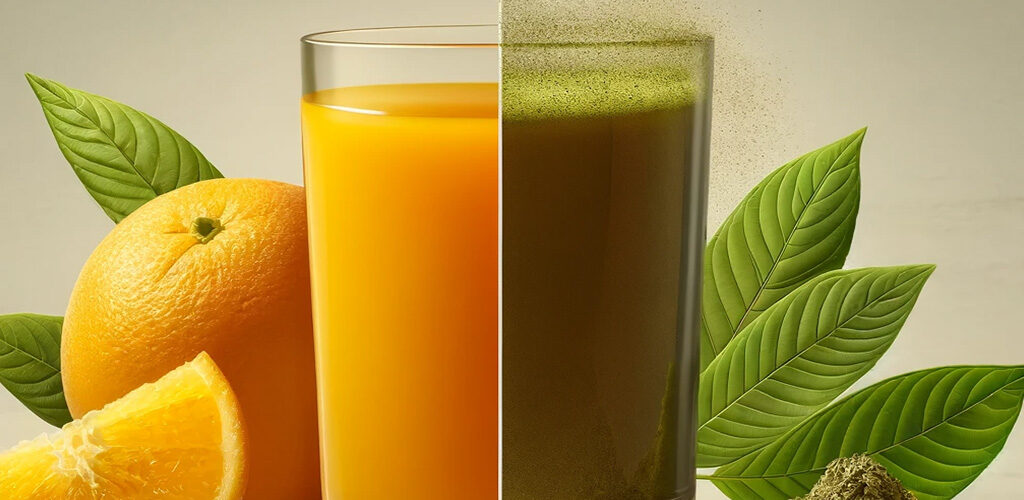 Orange Juice With Kratom